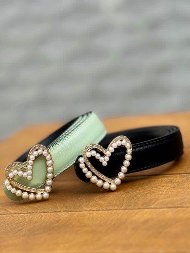 1405-کمربند قلب مرواریدی