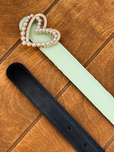 1405-کمربند قلب مرواریدی