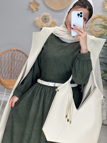 1669-شومیز و دامن نرمین