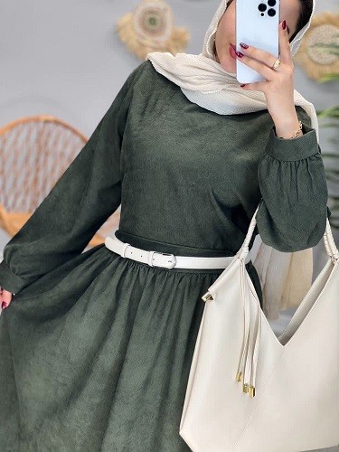 1669-شومیز و دامن نرمین