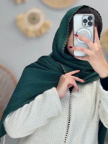 02451-شال عدسی تیفانی