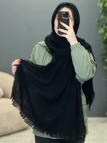 02454-شال مشکی ماهرخ