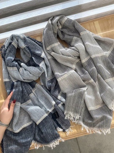 02459-شال لینن پاییزه ژابیز