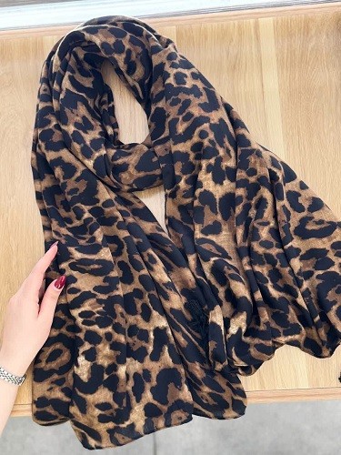 02458-شال موهر پلنگی طناز