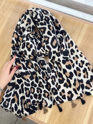 02458-شال موهر پلنگی طناز