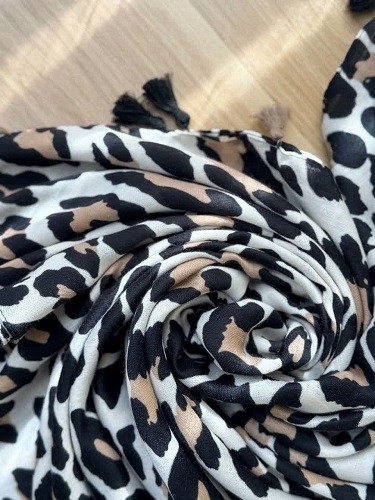 02458-شال موهر پلنگی طناز