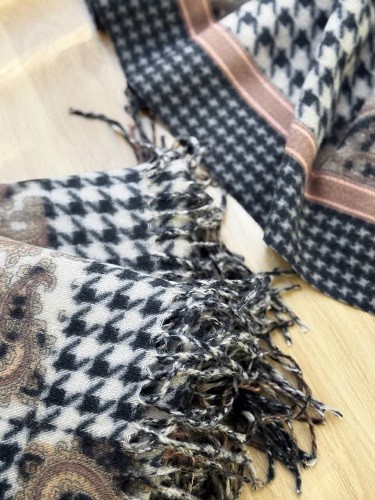 02460-شال موهر پلنگی ژابیز