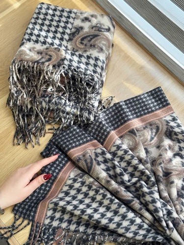 02460-شال موهر پلنگی ژابیز