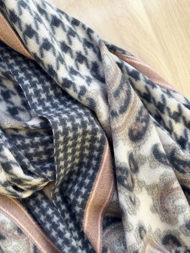 02460-شال موهر پلنگی ژابیز