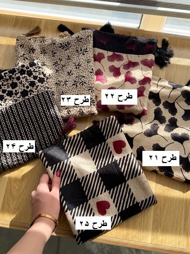 02455-شال موهر طرحدار