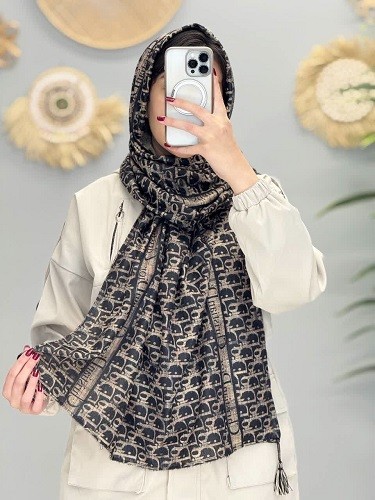 02455-شال موهر طرحدار