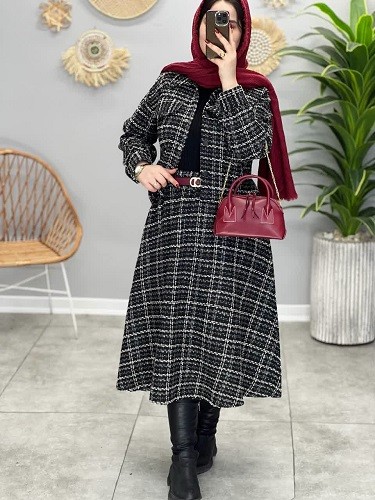 1702-کت و دامن شنل