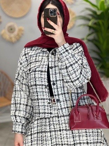 1702-کت و دامن شنل