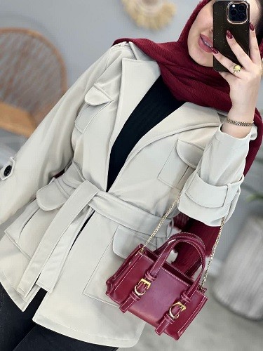 1705-پالتو چرم ژیوان