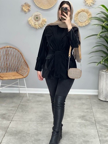 1705-پالتو چرم ژیوان