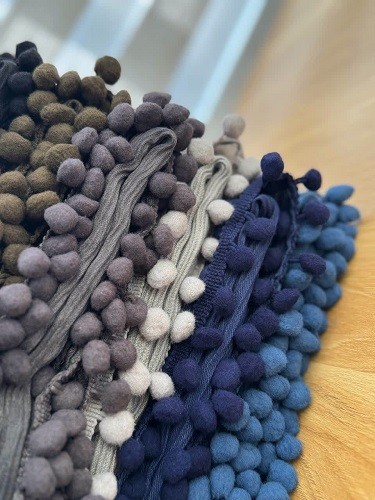 02461-شال لبه انگوری