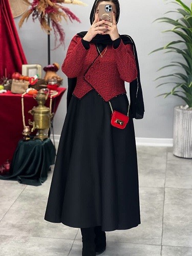 1712-کت و سارافون مروارید