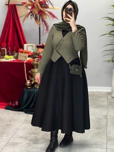 1712-کت و سارافون مروارید