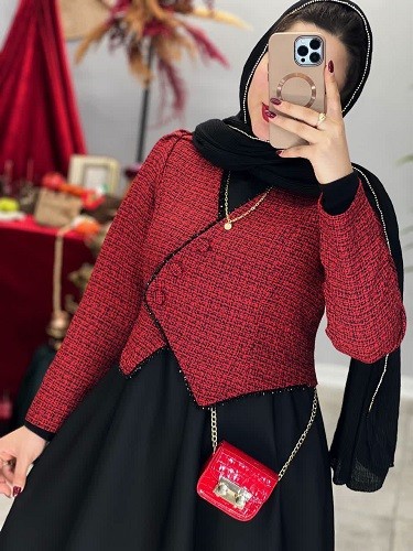 1712-کت و سارافون مروارید