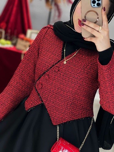 1712-کت و سارافون مروارید