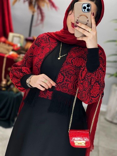 1721-کت و سارافون ترمه