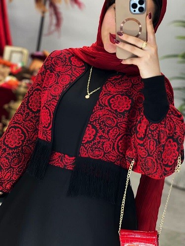 1721-کت و سارافون ترمه