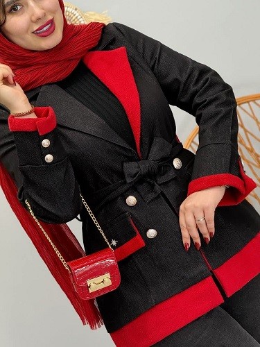 1718-پالتو ترکیبی بامداد