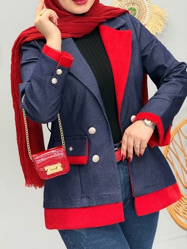 1718-پالتو ترکیبی بامداد