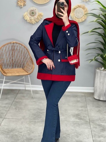 1718-پالتو ترکیبی بامداد