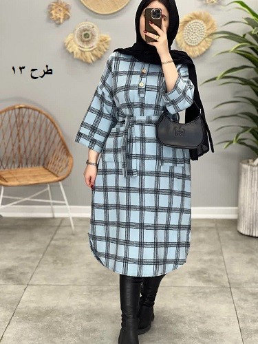 1719_کفتان پشمی نیلوفر