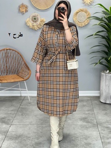 1719_کفتان پشمی نیلوفر