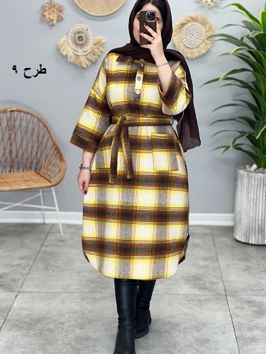 1719_کفتان پشمی نیلوفر