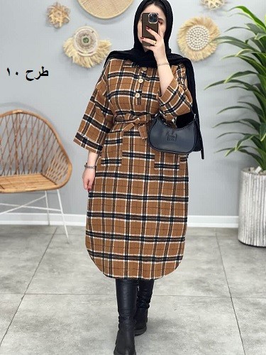 1719_کفتان پشمی نیلوفر