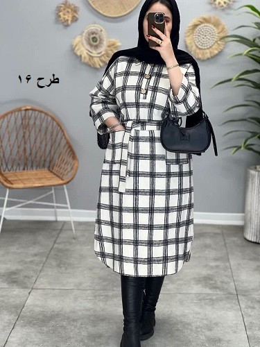 1719_کفتان پشمی نیلوفر