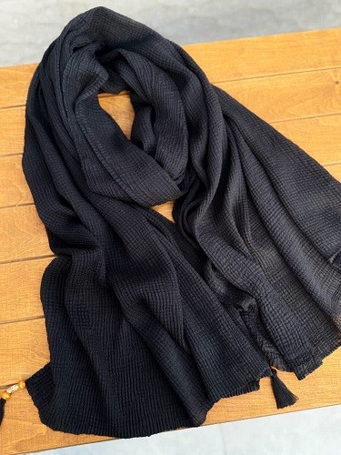 02463-شال منگوله چوبی