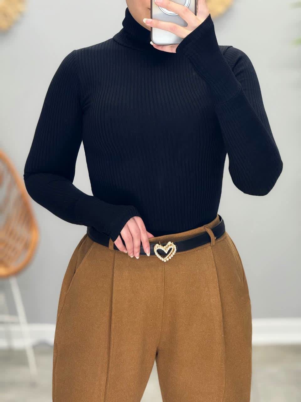 11741_ بادی فینگر دار یقه اسکی