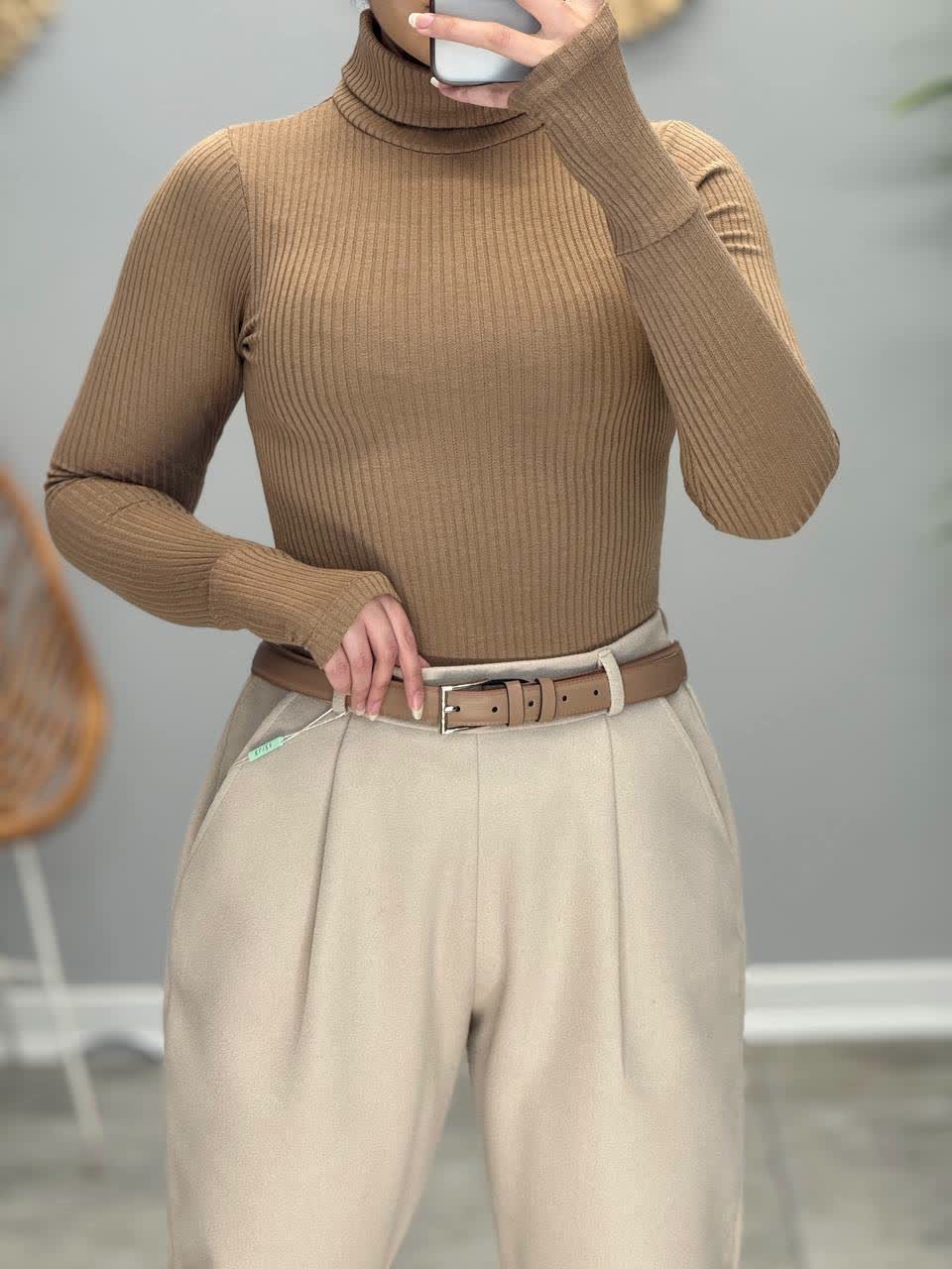 11741_ بادی فینگر دار یقه اسکی