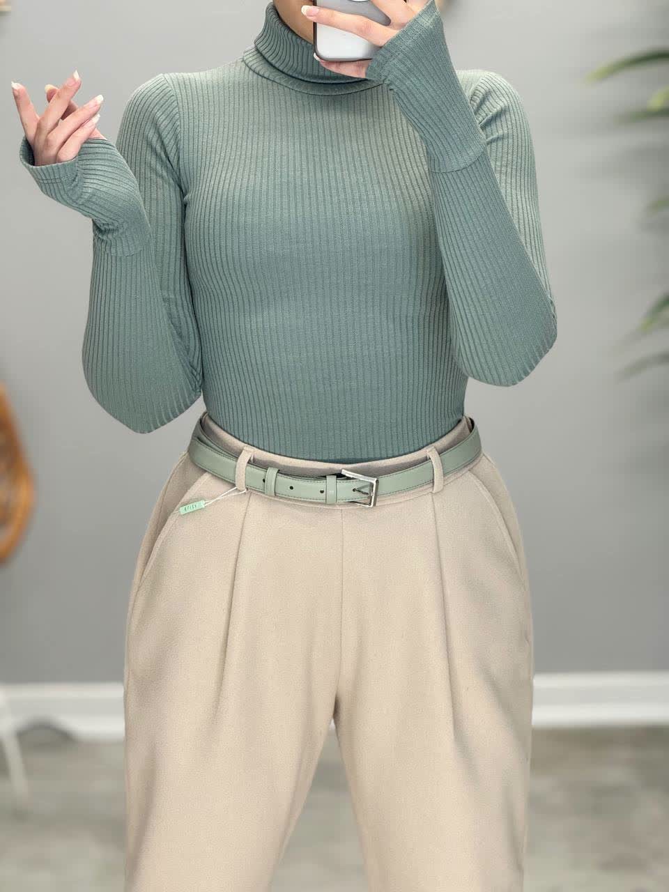 11741_ بادی فینگر دار یقه اسکی