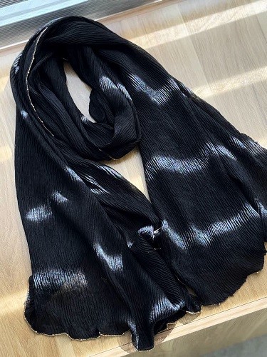 02464-شال ابریشم کریستال