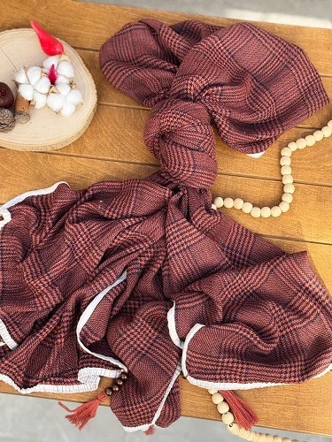 02466-شال وارداتی پامپی