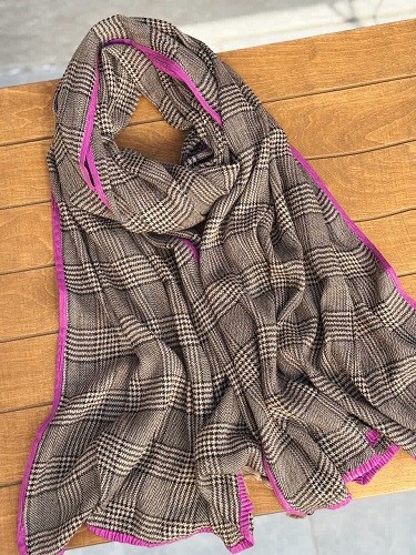 02466-شال وارداتی پامپی