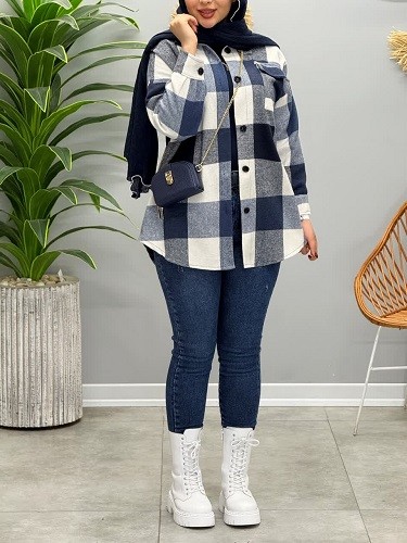 1738_ شکت چهارخونه وانیل