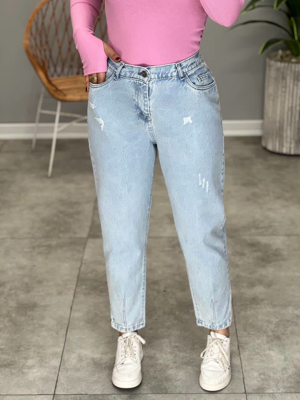 1213-شلوار جین مام یخی