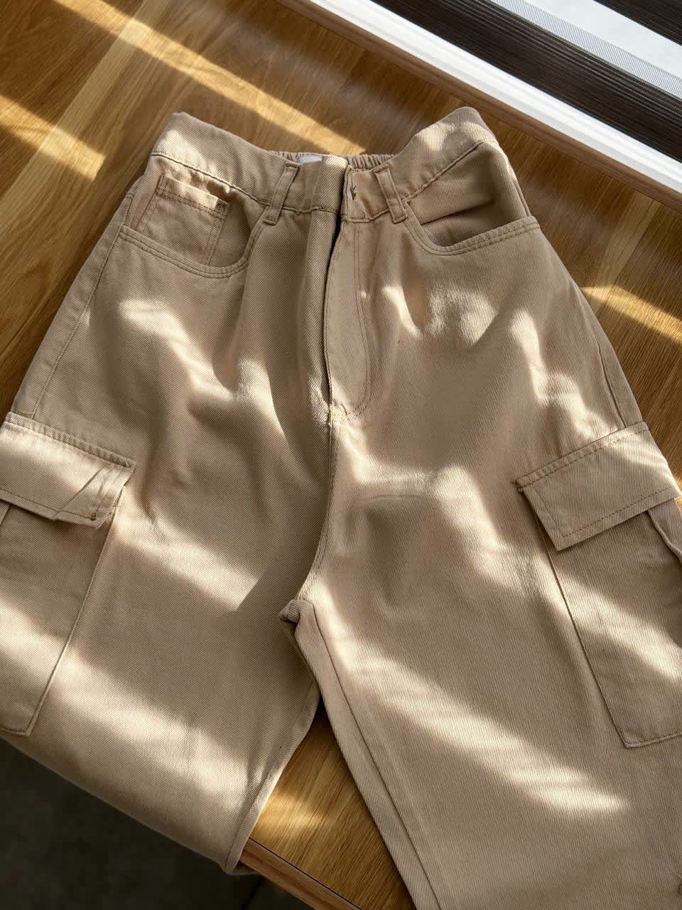 1744-شلوار کتان کارگو