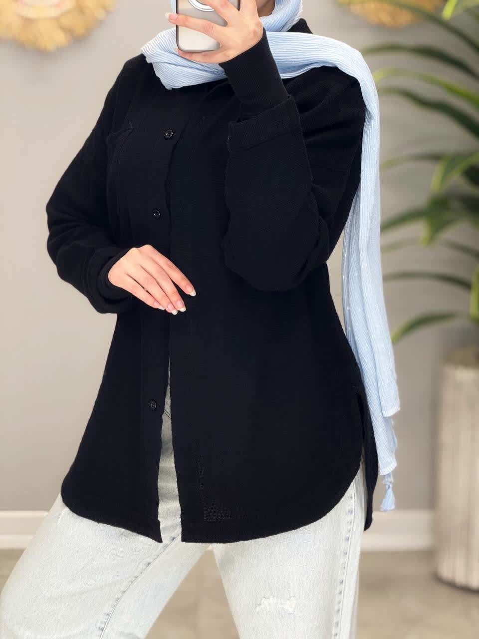 1748-شومیز مانتویی کنفی