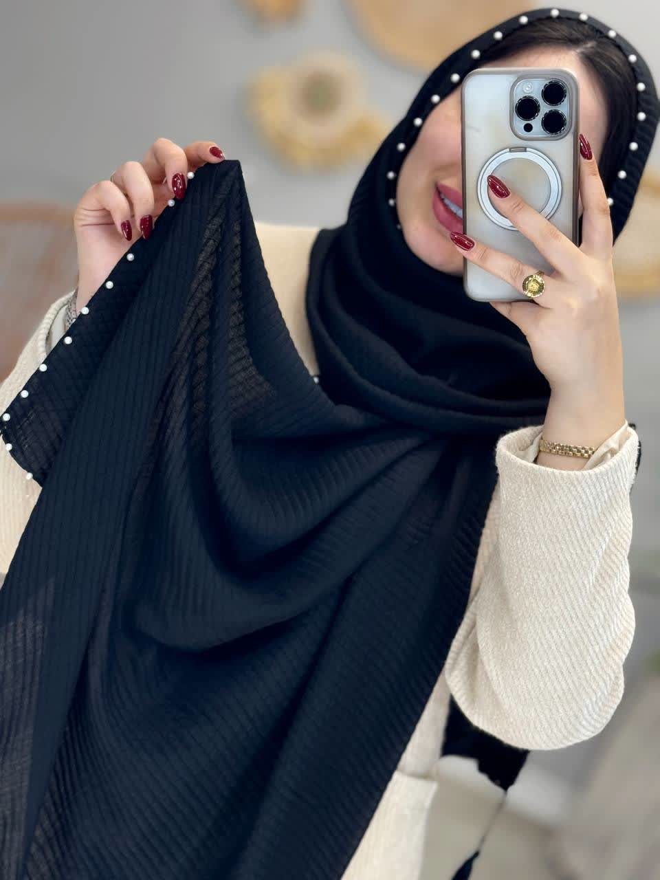 02471-شال مروارید کمند