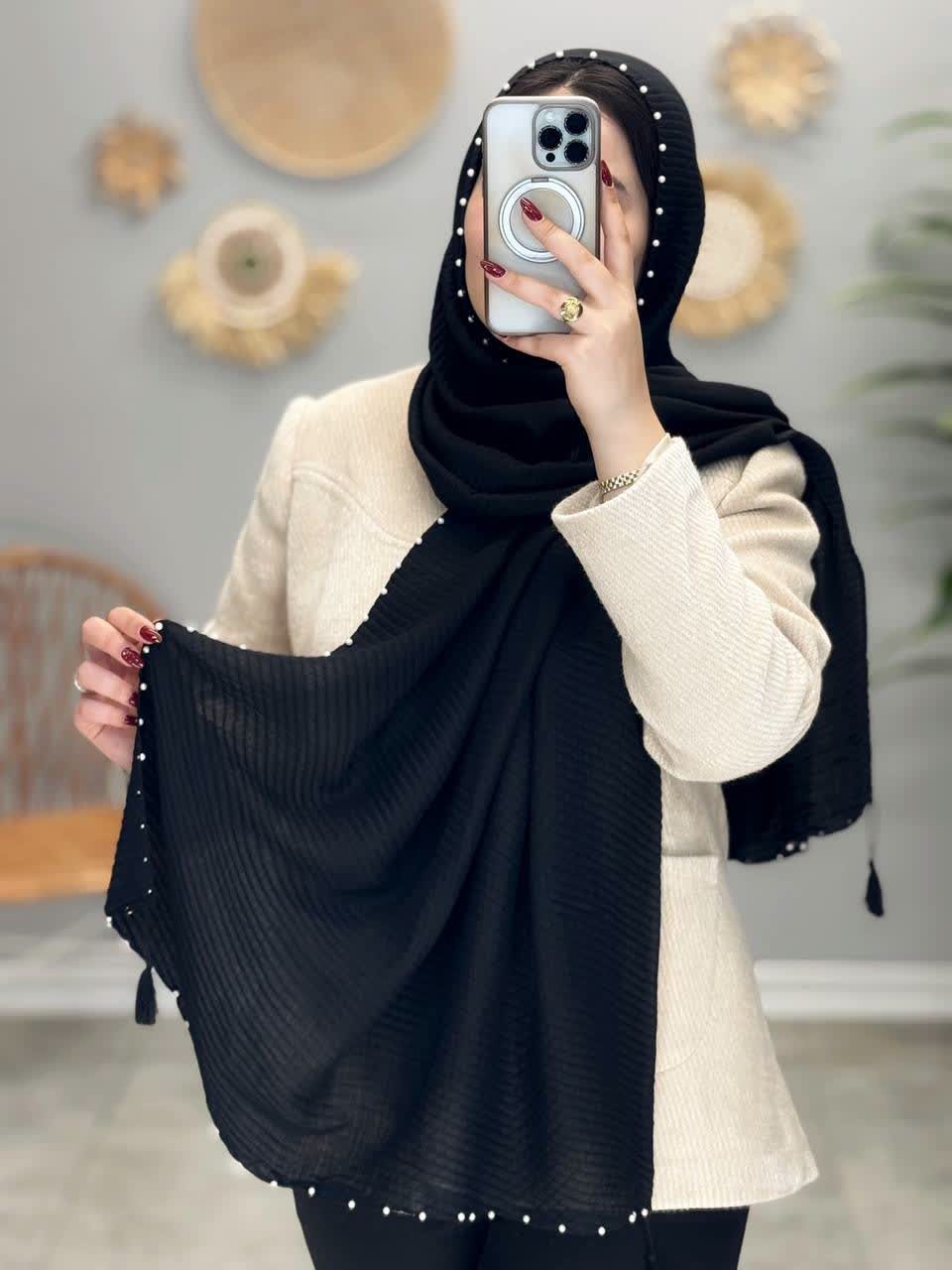 02471-شال مروارید کمند