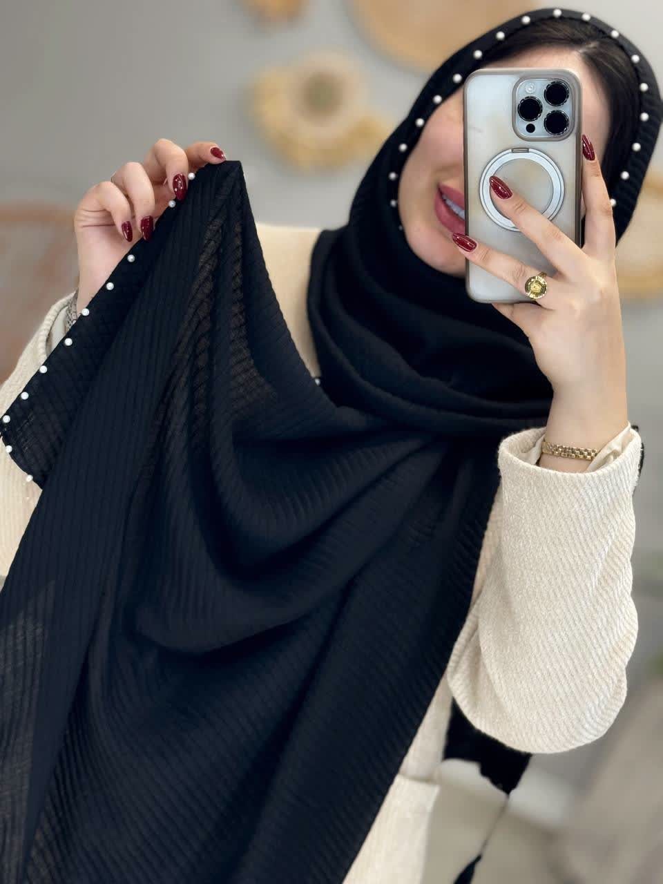 02471-شال مروارید کمند