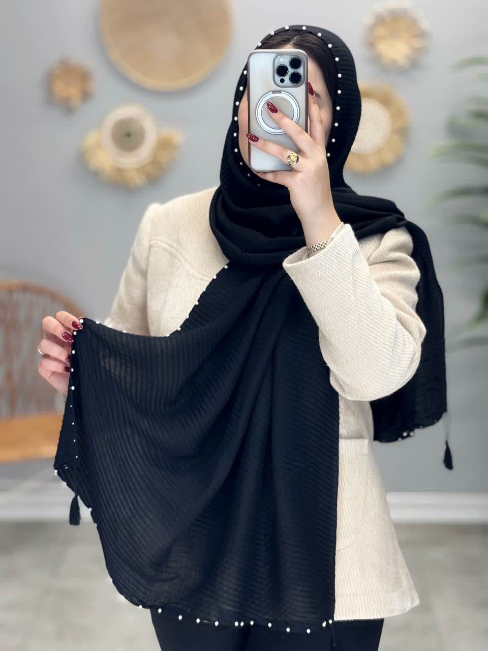 02471-شال مروارید کمند