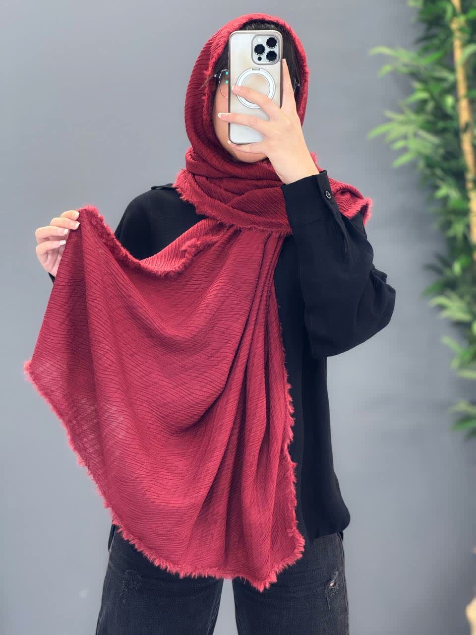 02488-شال لبه ریش آدینا